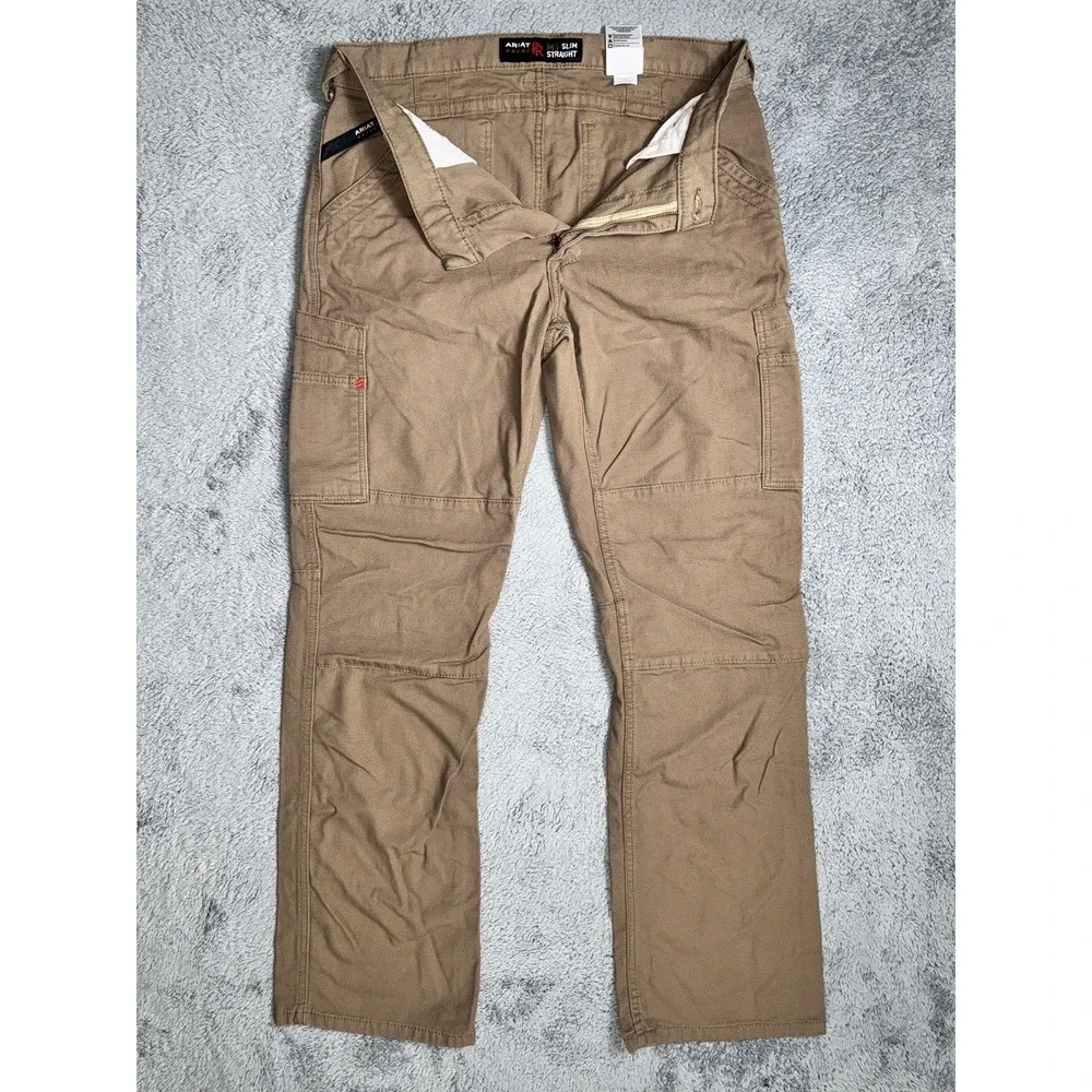 Ariat FR M5 Slim Straight Leg Work Pants Men's 36x35 Flame Resistant *READ